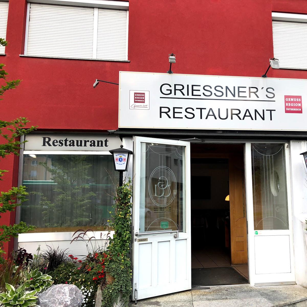 Restaurant "Griessner`s" in Graz