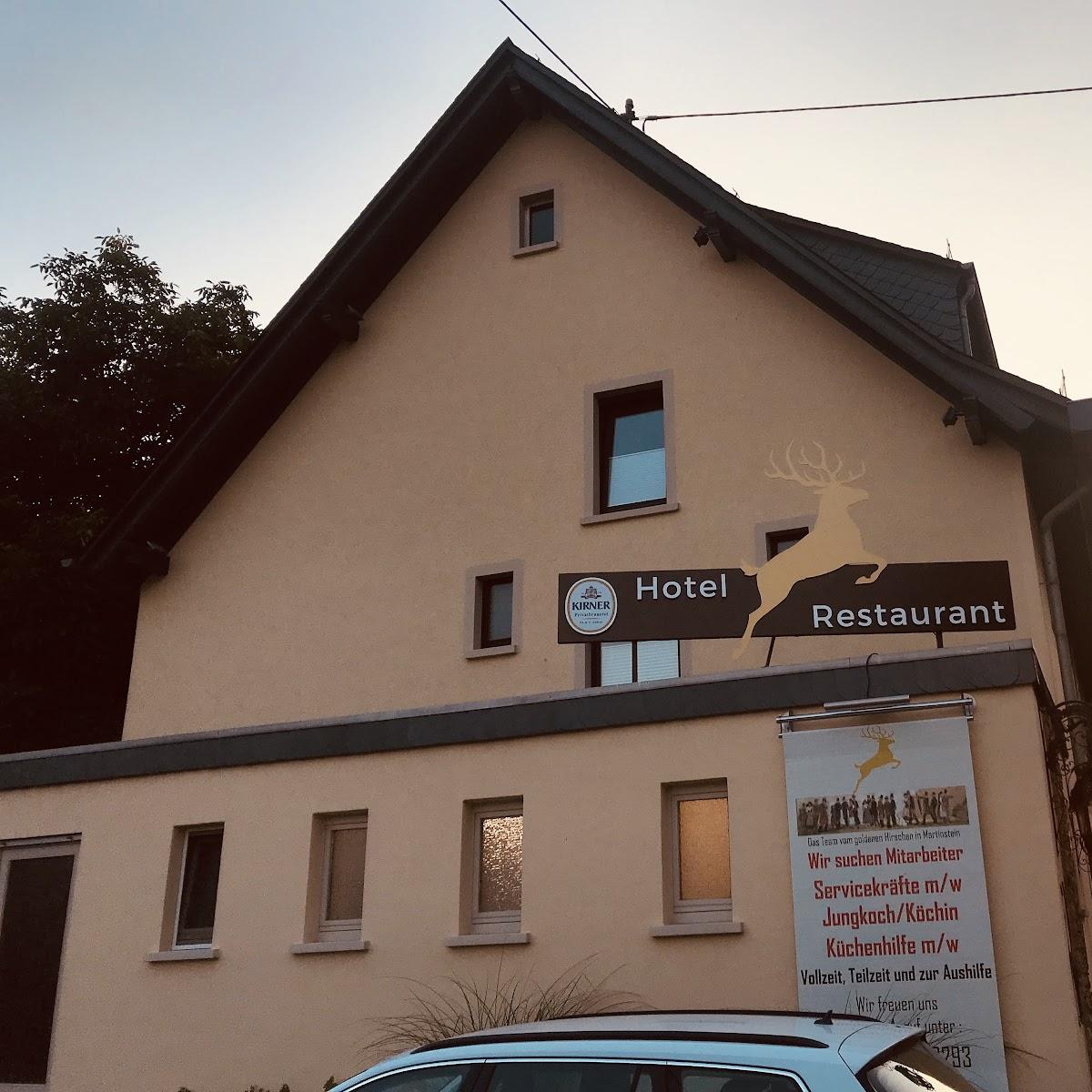 Restaurant "Hotel-Restaurant Zum goldenen Hirschen" in Martinstein