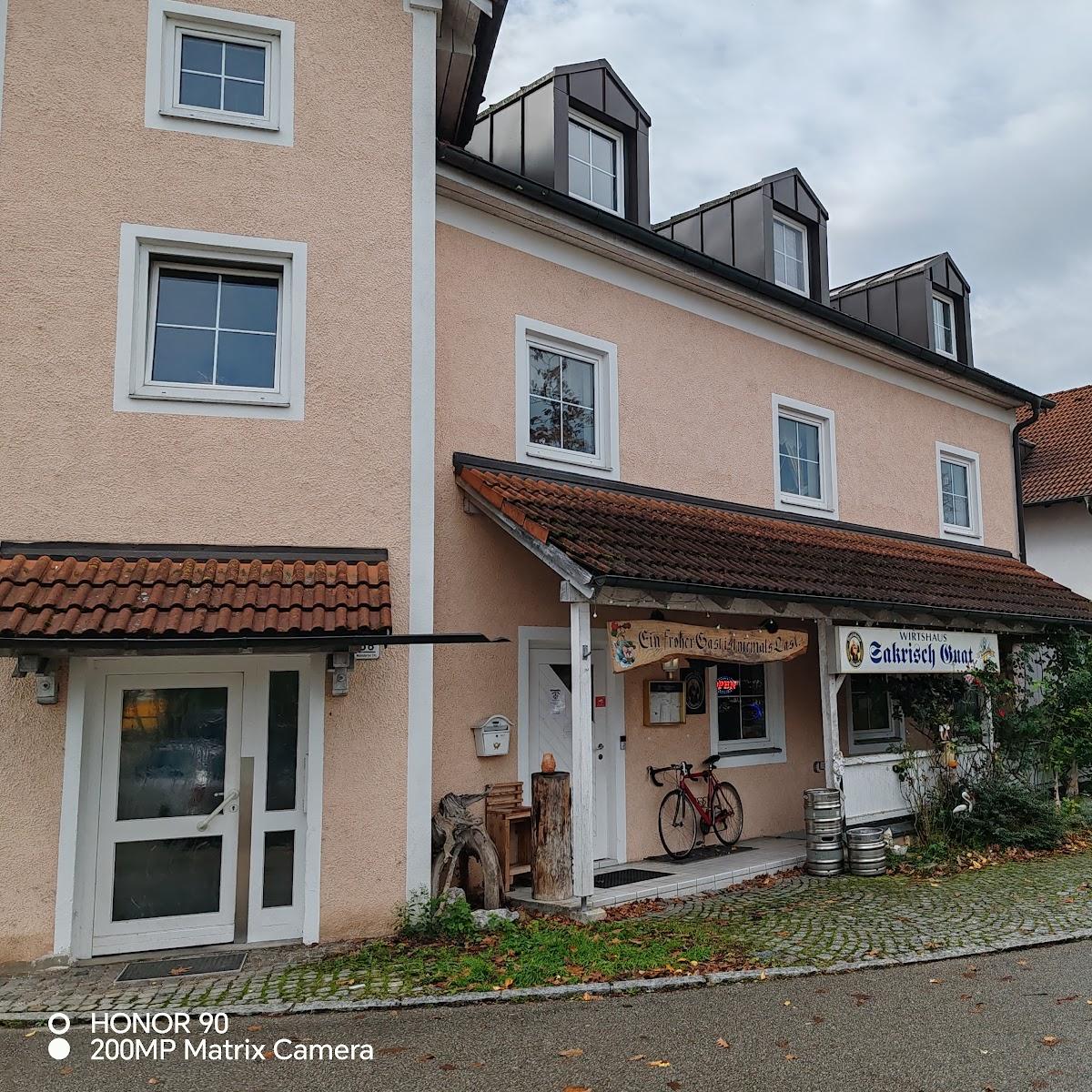 Restaurant "Wirtshaus Sakrisch Guat" in Schwindegg