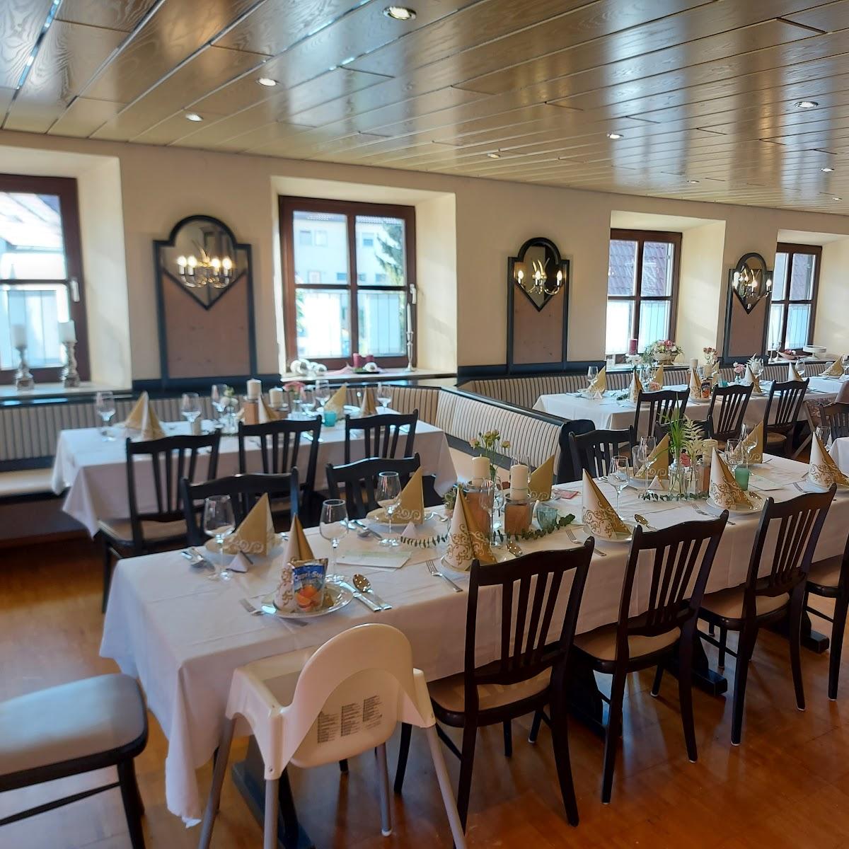 Restaurant "Landgasthof Bischof Inhaberin Christina Götz" in Neuburg an der Kammel