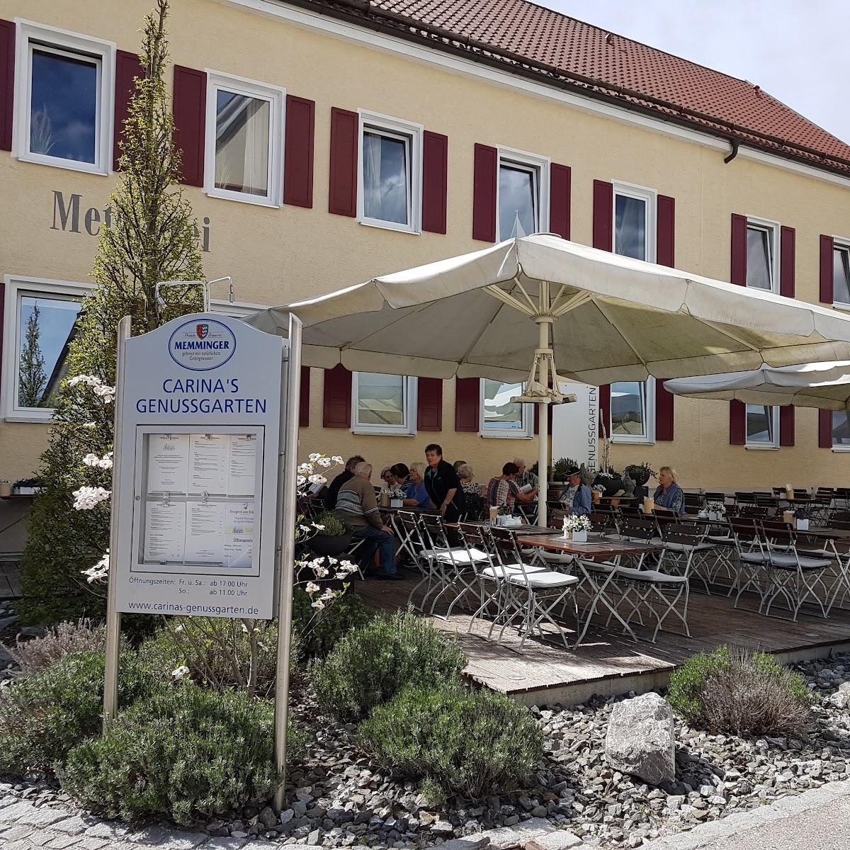 Restaurant "Carina´s Genussgarten" in Roggenburg
