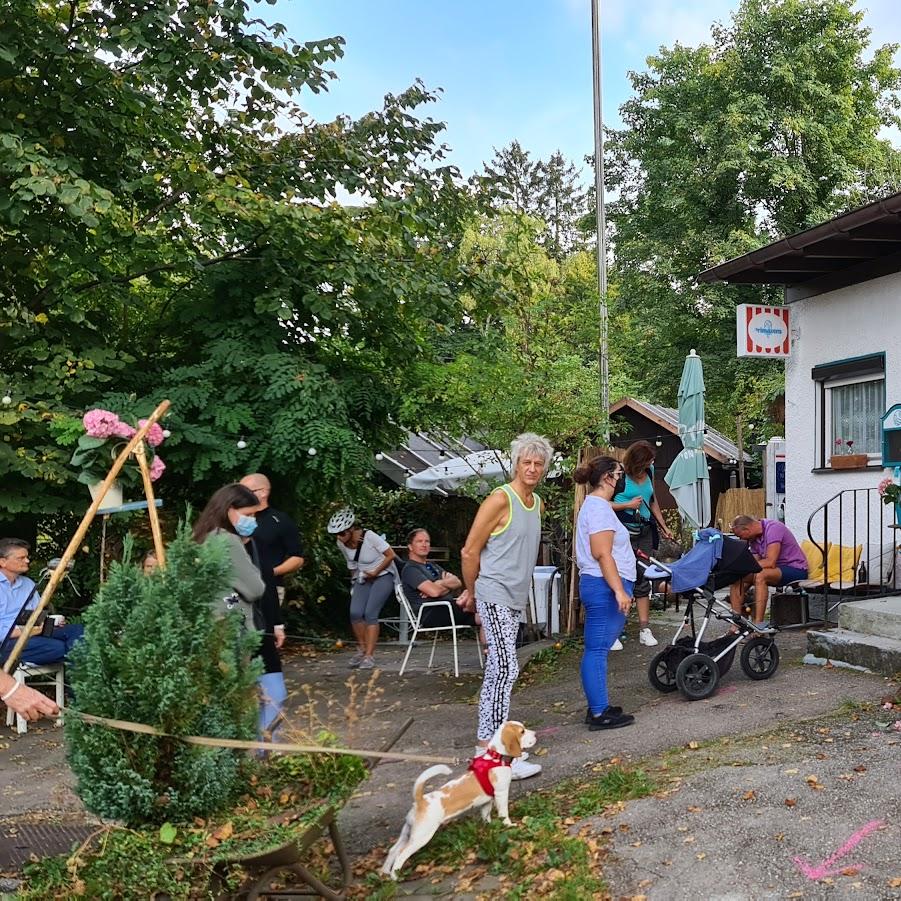 Restaurant "Kiosk-Café Isarfräulein" in Pullach im Isartal