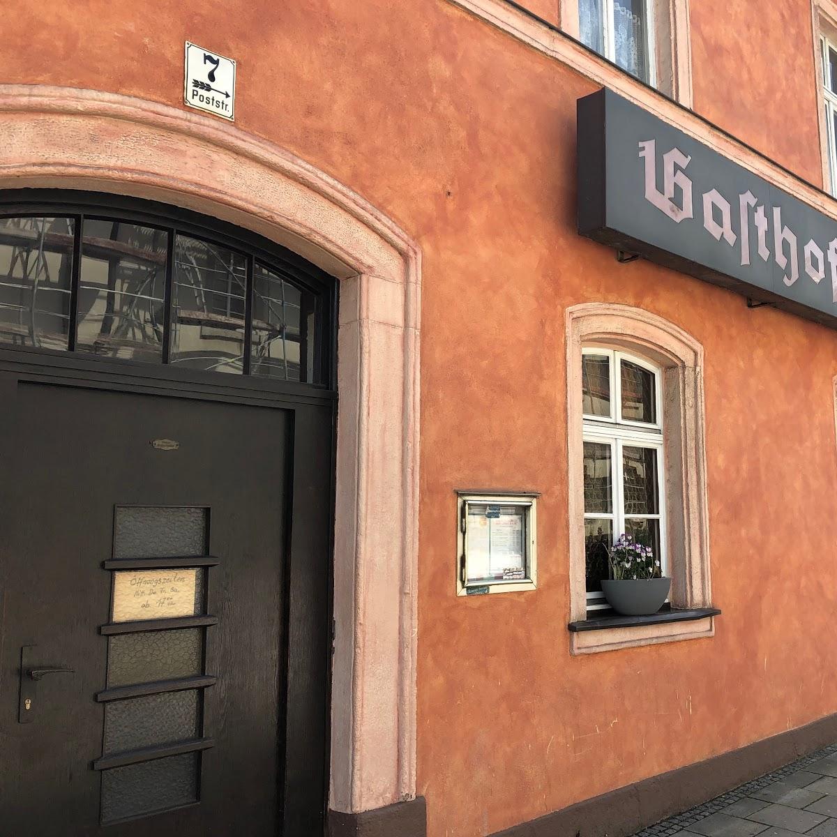 Restaurant "Gasthof Alter Bahnhof" in Hof