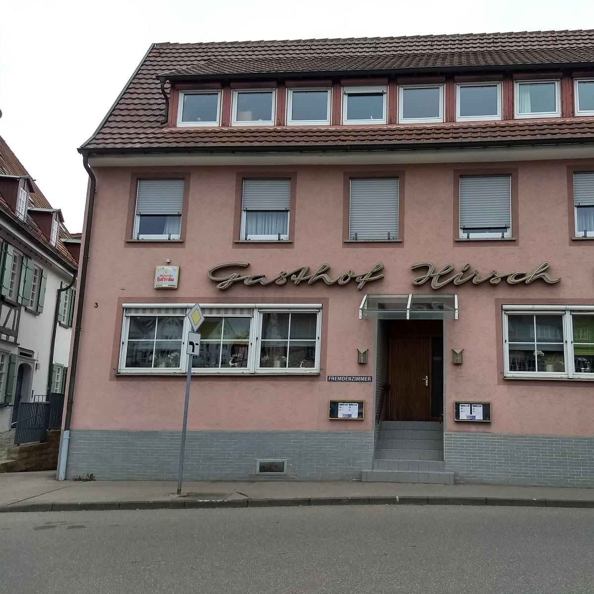 Restaurant "Gasthof Hirsch" in Magstadt