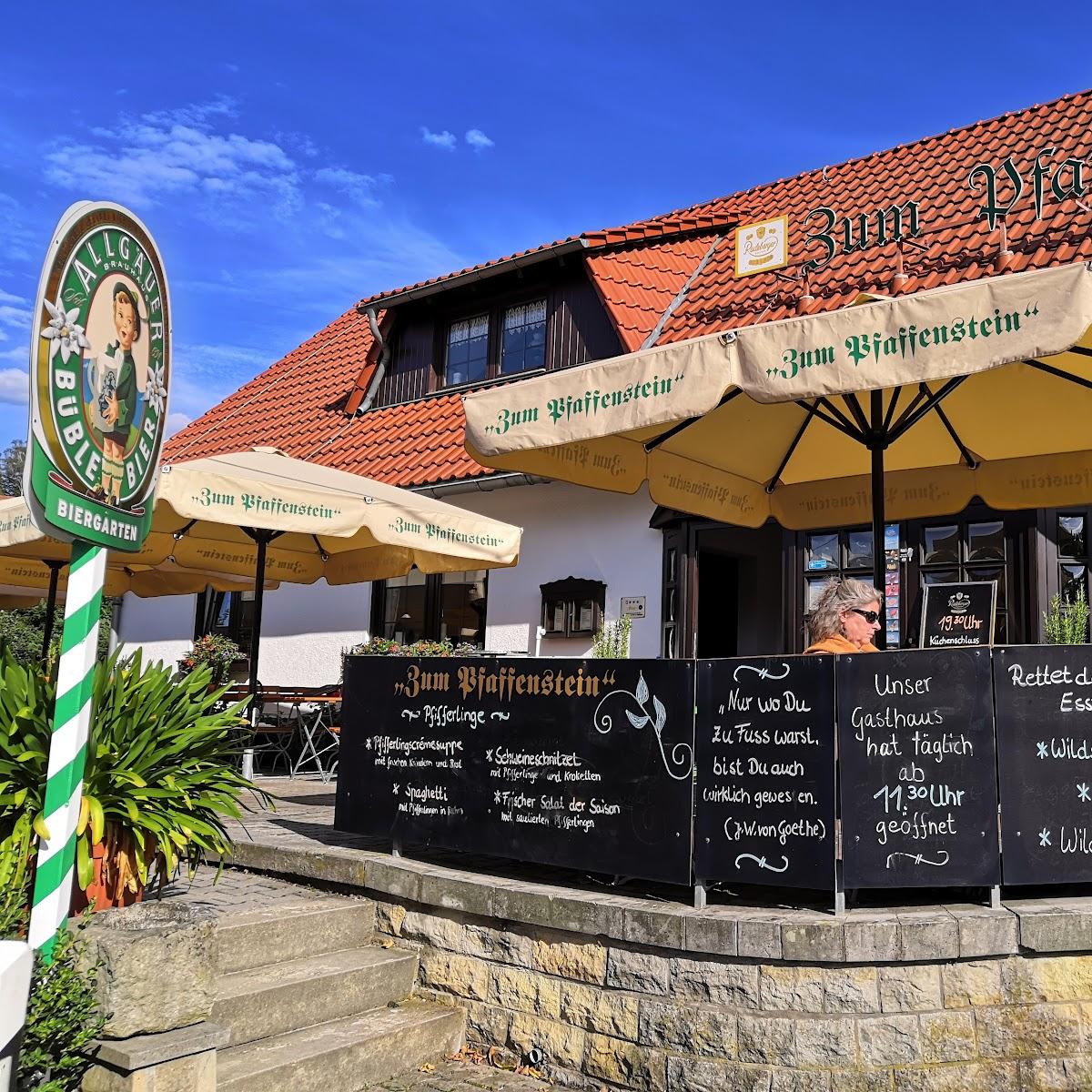 Restaurant "Gasthaus Pension „Zum Pfaffenstein“" in Königstein