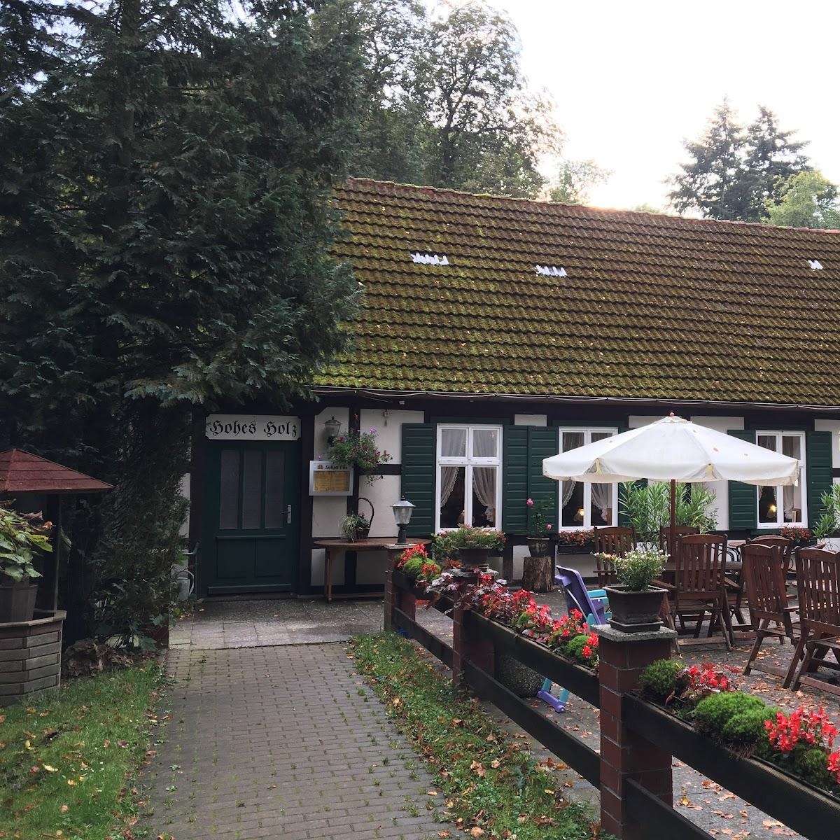 Restaurant "Waldgaststätte Hohes Holz" in Teterow