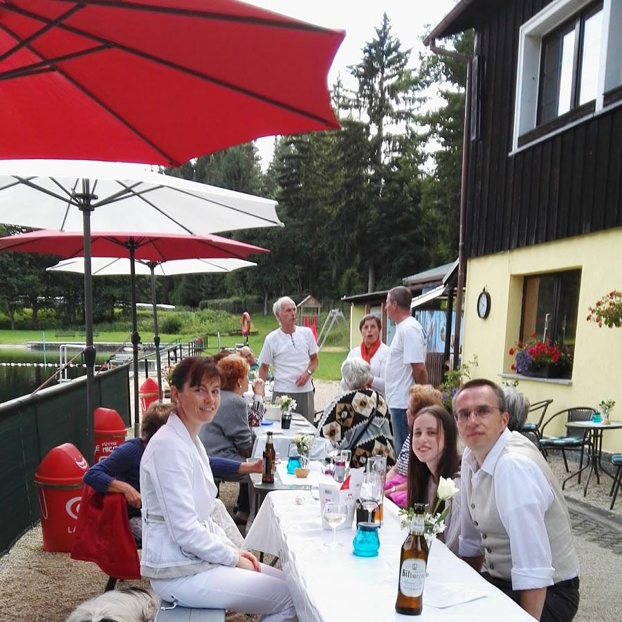 Restaurant "Naturbad  “Fischerstübchen & Imbiss Wasserfloh“" in Stützerbach
