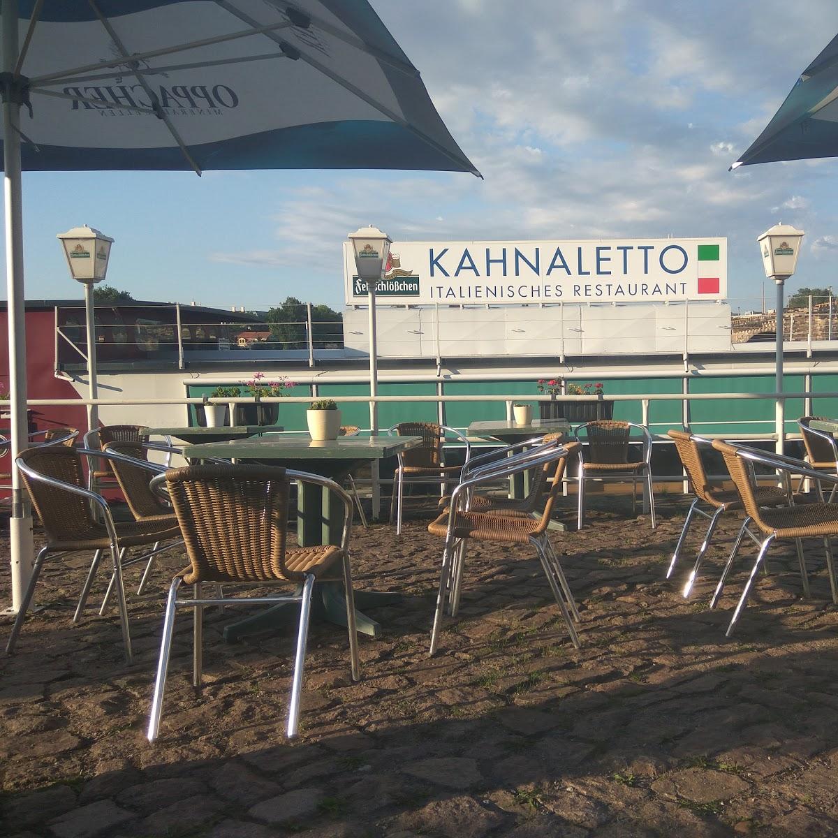 Restaurant "Kahnaletto" in Dresden