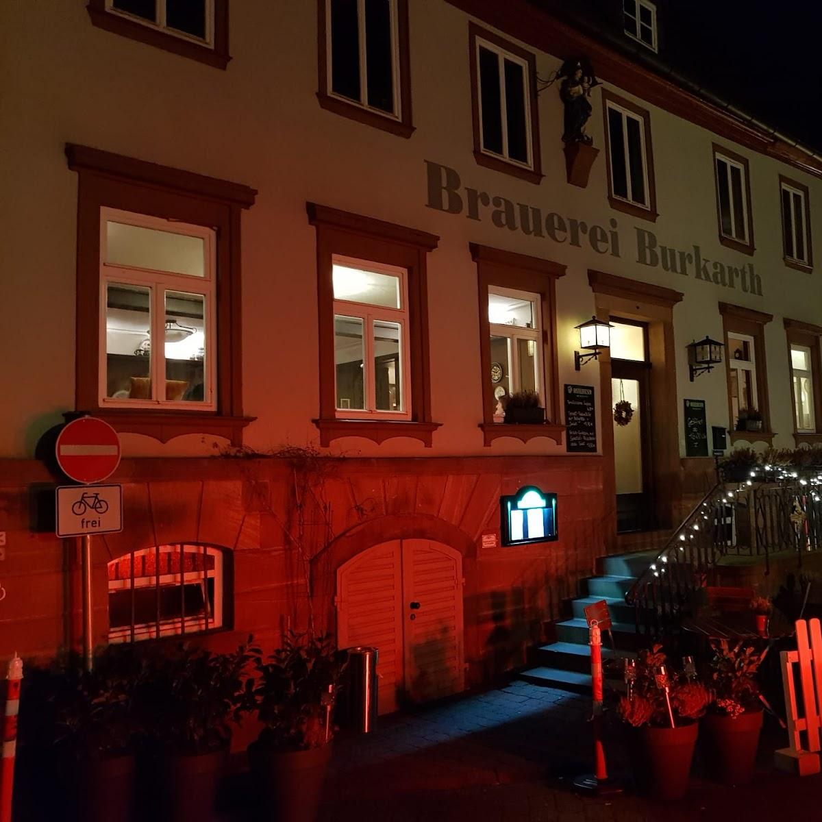 Restaurant "Brauereigasthof Burkarth" in Amorbach