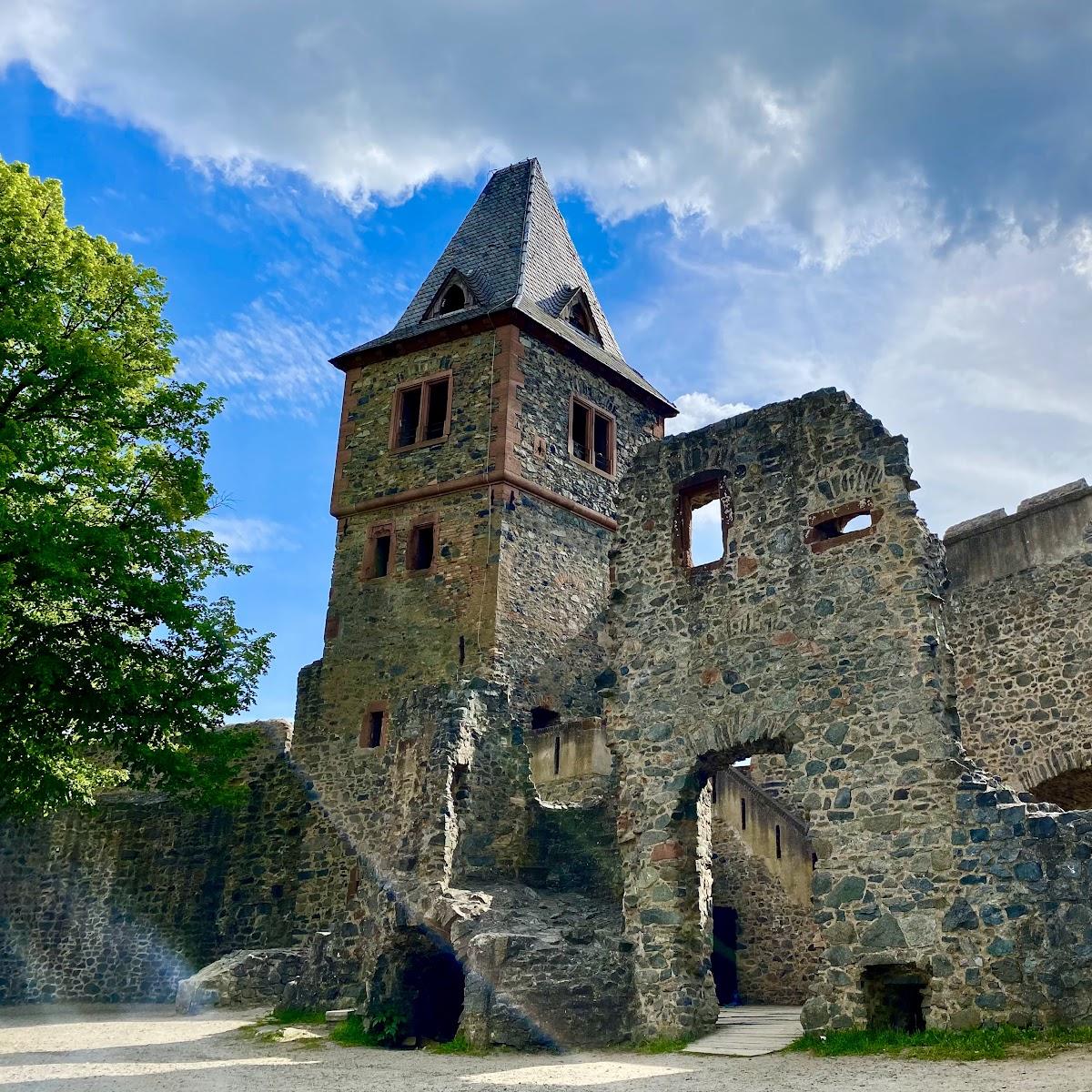 Restaurant "Burg Frankenstein" in Mühltal