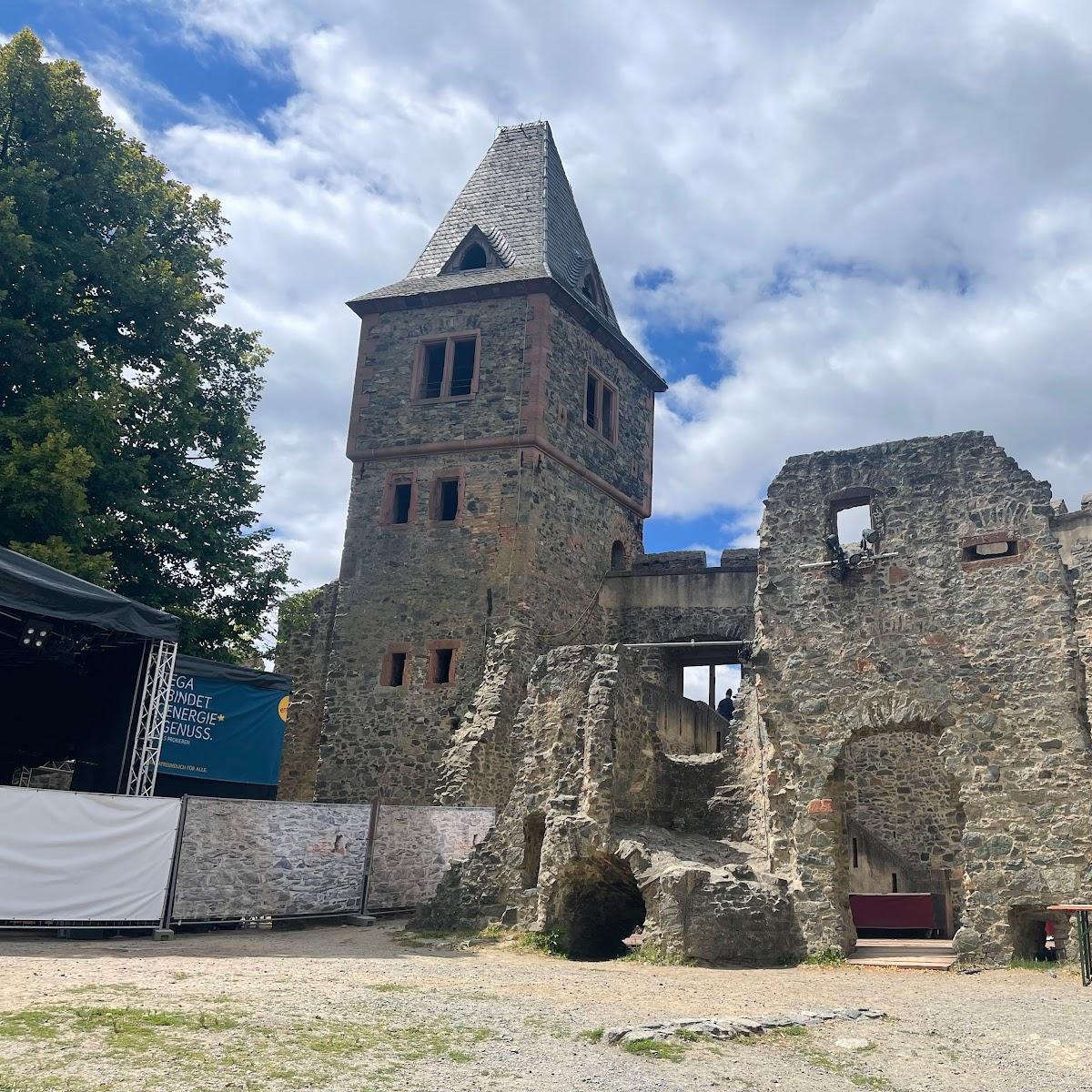 Restaurant "Burg Frankenstein" in Mühltal