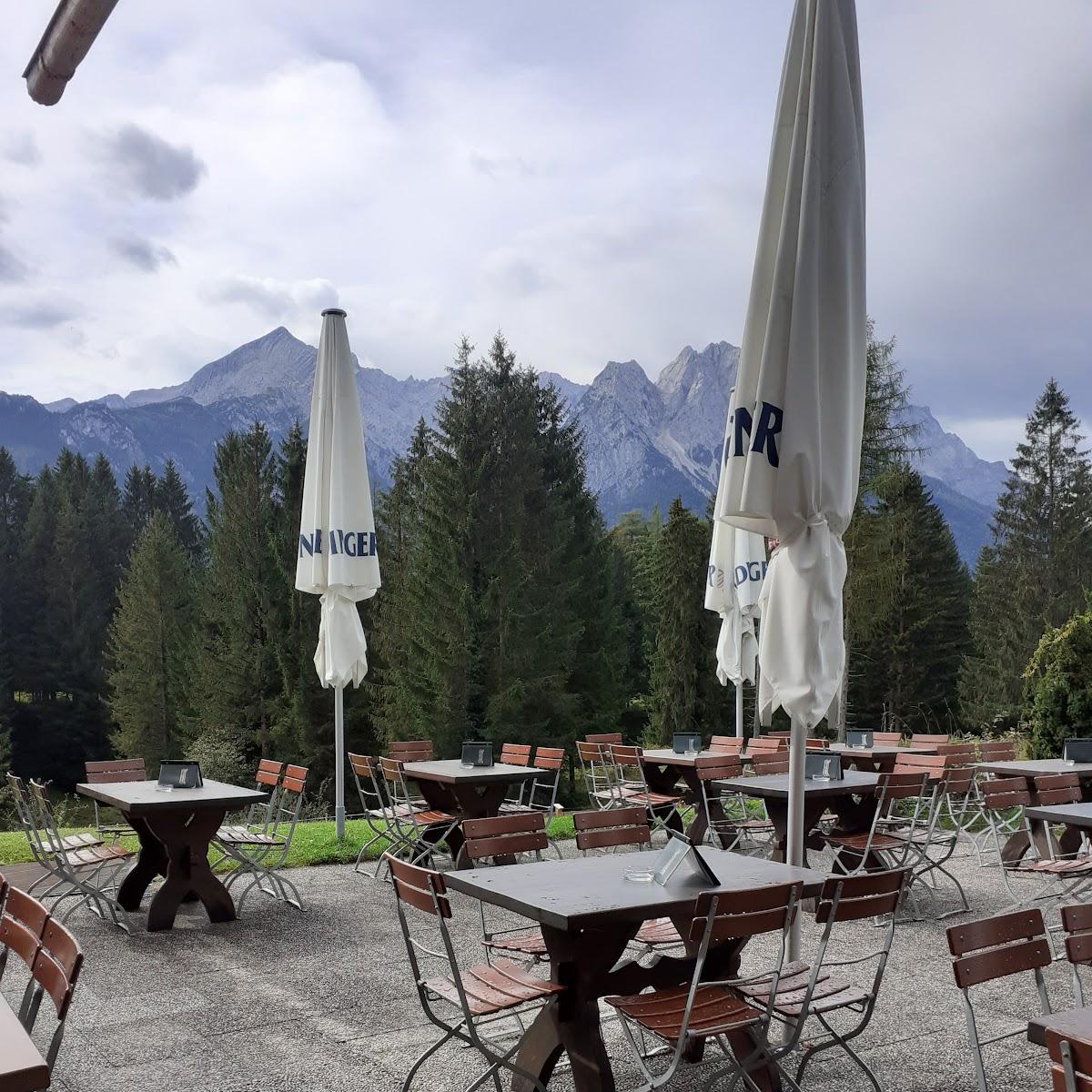 Restaurant "Berggasthof Almhütte" in Garmisch-Partenkirchen
