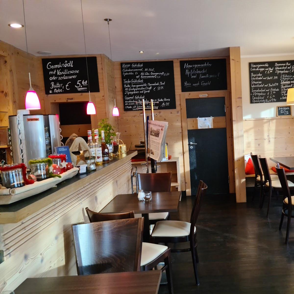 Restaurant "CAFE BÄCKEREI SCHNEIDER" in Kiefersfelden