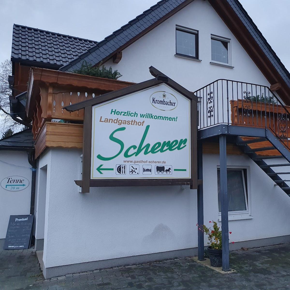 Restaurant "Landgasthof Scherer" in Wenden