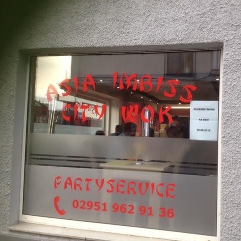 Restaurant "Asia Imbiß City Wok" in  Büren
