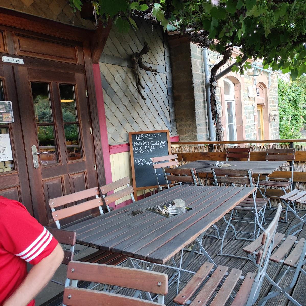 Restaurant "Bahnhof Freienfels - Biergarten & Standesamt" in Weinbach