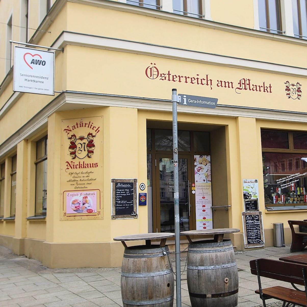 Restaurant "Österreich am Markt" in Gera