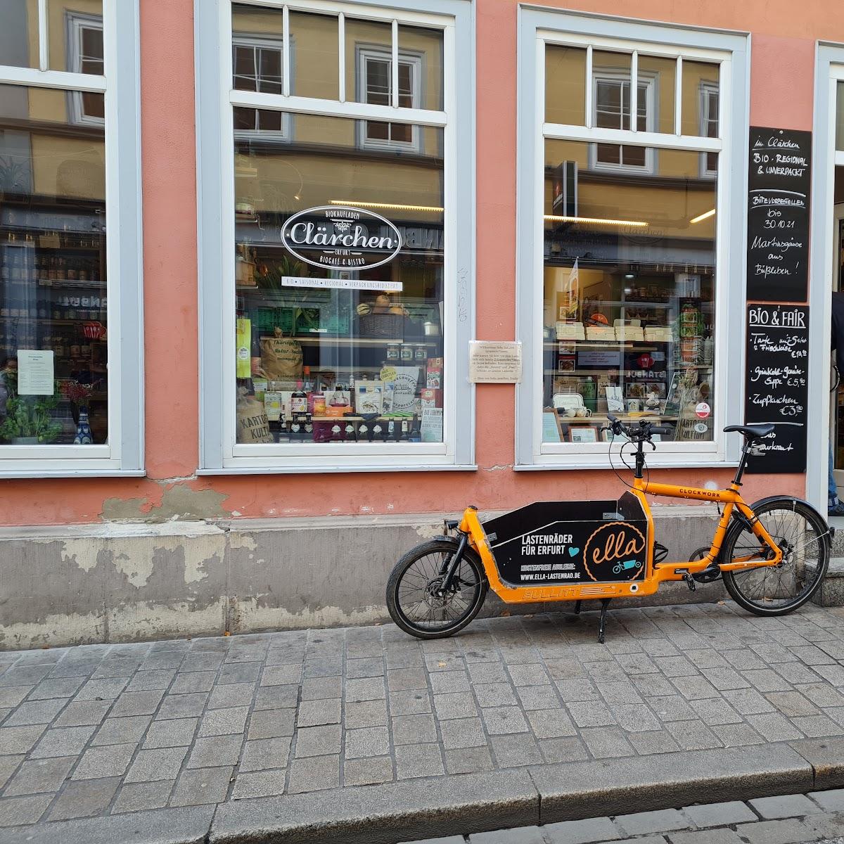 Restaurant "Clärchen - BioKaufladen & Biocafé" in Erfurt