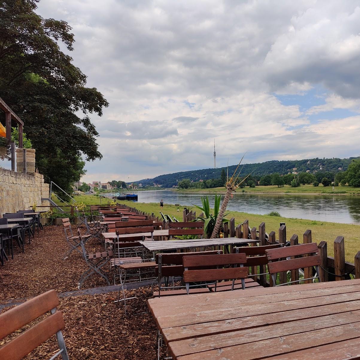 Restaurant "„Feuchte Kurve  Schankwirtschaft zur Elbterrasse Laubegast" in Dresden