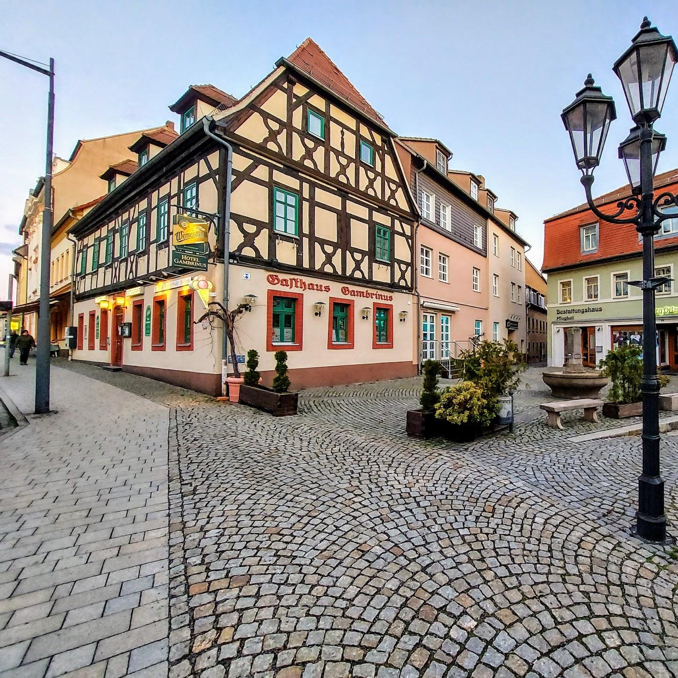 Restaurant "Hotel  Gambrinus" in Ronneburg