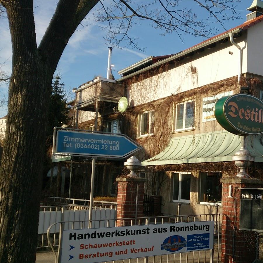 Restaurant "Destille" in Ronneburg