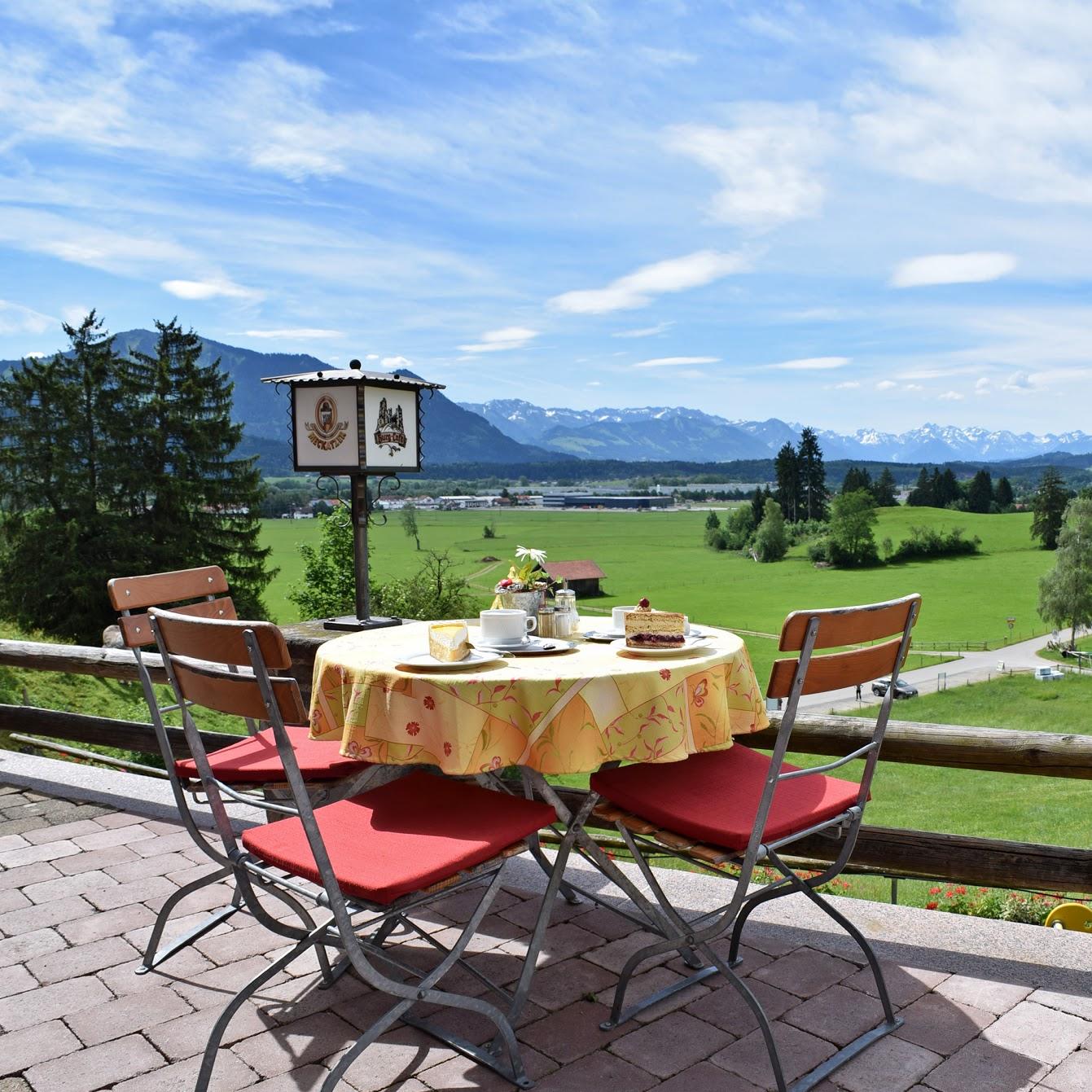 Restaurant "Burg-Café Werdenstein" in Immenstadt im Allgäu