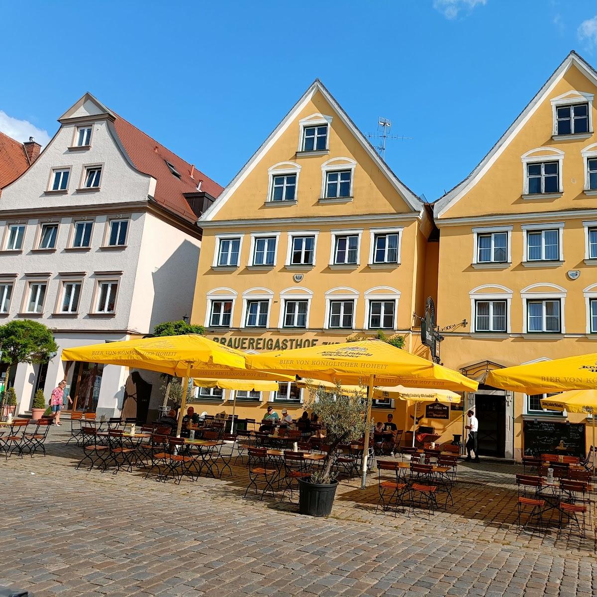 Restaurant "Brauereigasthof zur Münz" in Günzburg