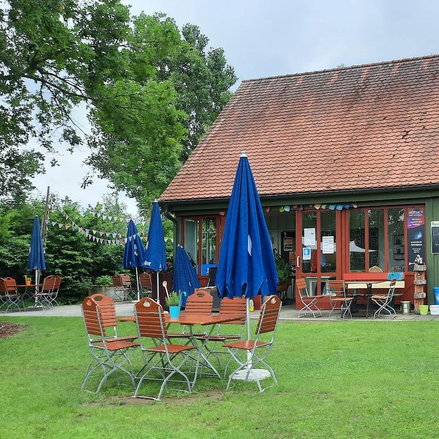 Restaurant "Kraftwerk - Biergarten und Freizeitanlage Mörsach" in Arberg