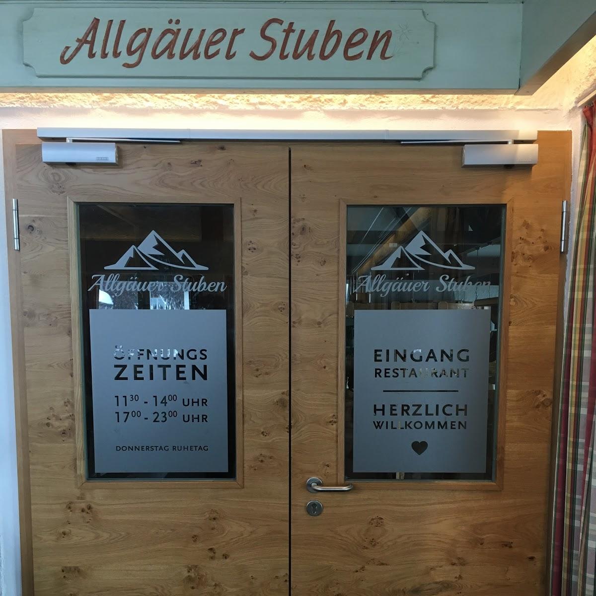 Restaurant "Allgäuer Stuben im Haus des Gastes" in Obermaiselstein