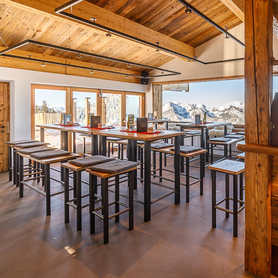 Restaurant "Unternberg Alm" in Ruhpolding