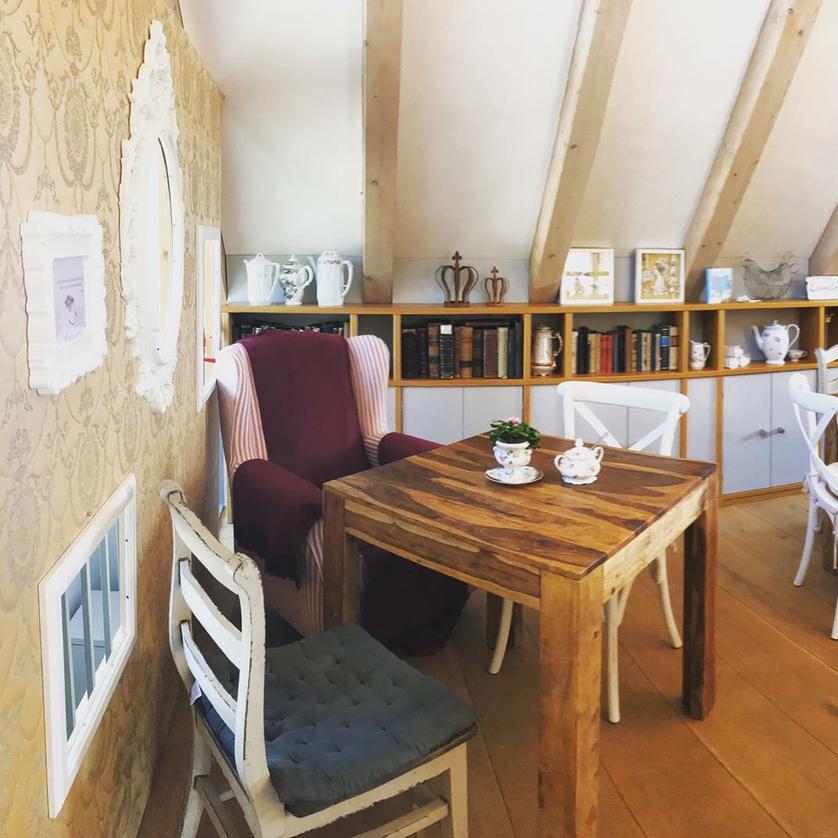 Restaurant "Blümchen Café" in Rochlitz