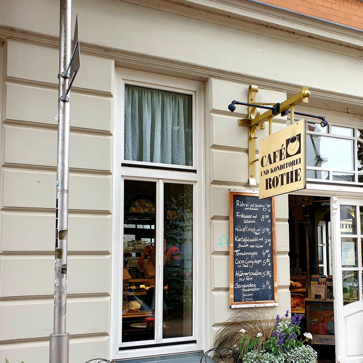 Restaurant "Rothe Konditorei & Café" in Schwerin