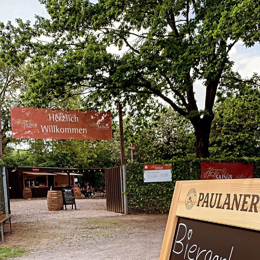 Restaurant "Biergarten und Eventlocation HochSaison - Pizza, Burger, Currywurst & Pommes Lieferdienst" in Seelze