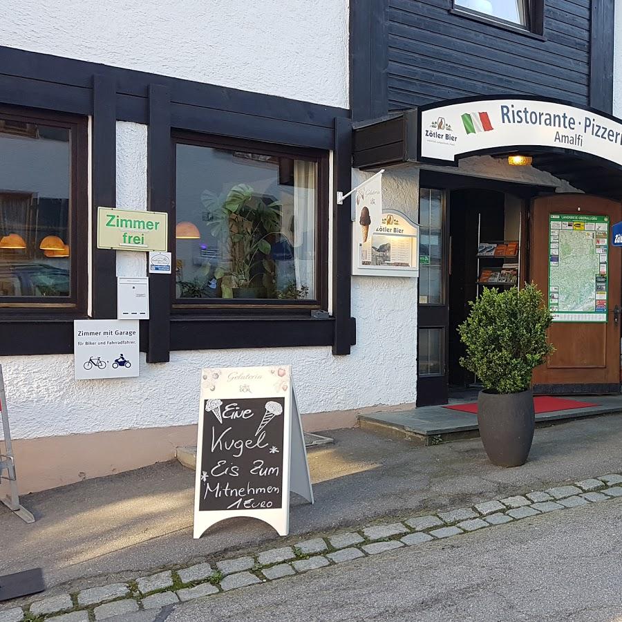 Restaurant "Pension – Restaurant Jägerwinkl, Pizzeria Amalfi" in Rettenberg