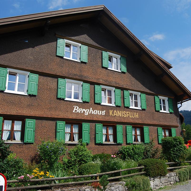 Restaurant "Berghaus Kanisfluh" in Schnepfau