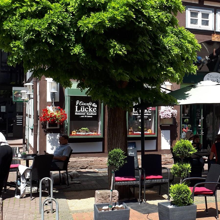 Restaurant "Eis-Café Lücke, Inh. Simone Ben Rhomdane" in  Holzminden