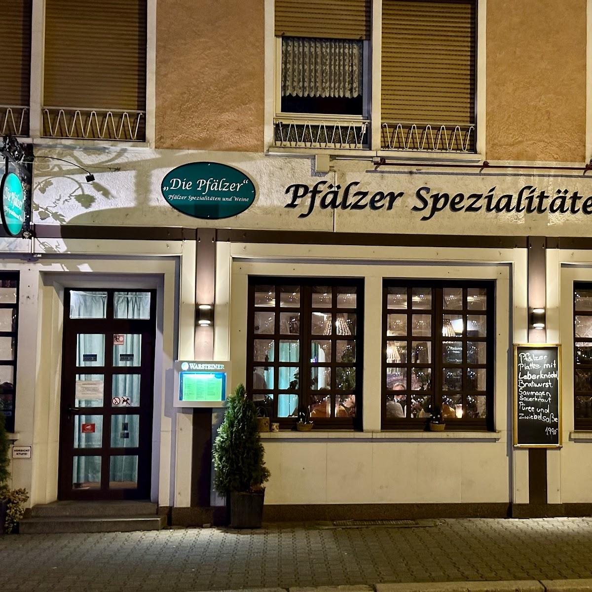 Restaurant " Die Pfälzer  Restaurant" in Worms