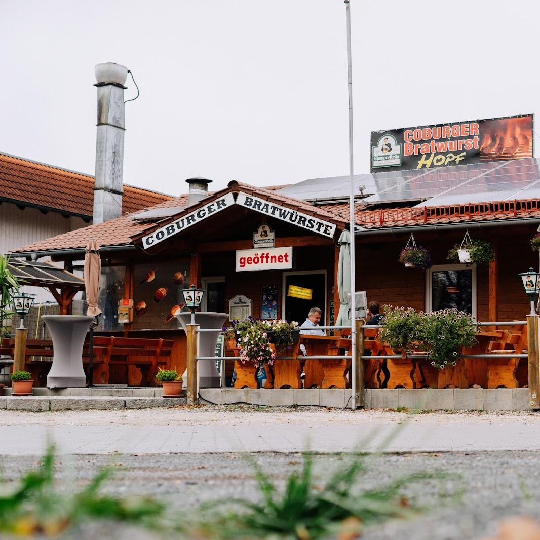 Restaurant "Coburger Bratwurst Hopf" in Küps