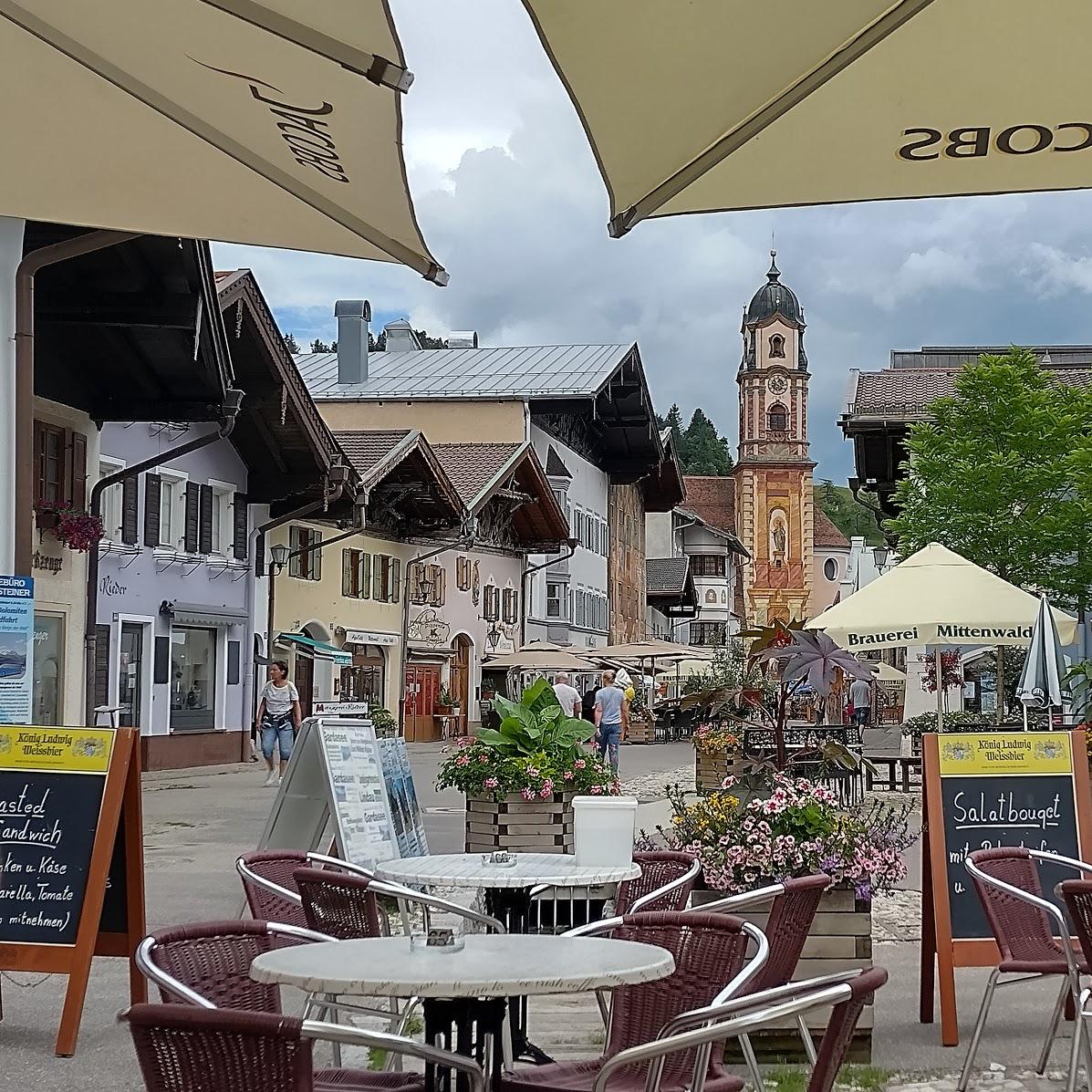 Restaurant "Cafe Bozner" in Mittenwald