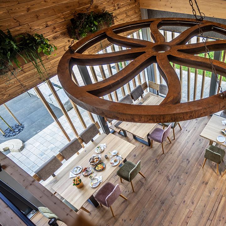 Restaurant "Mühlenhof Dinkel - Café & Biergarten" in Bad Staffelstein