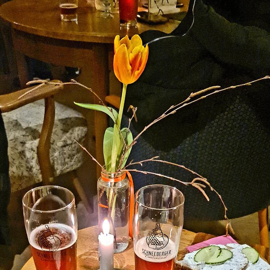 Restaurant "er Braukombinat" in Schneeberg