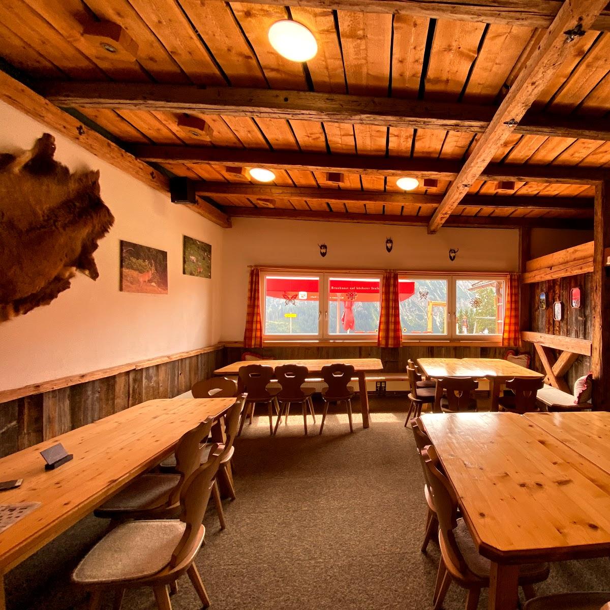 Restaurant "Wannen-Jochstadl - Bergstation Wannenjoch" in Schattwald