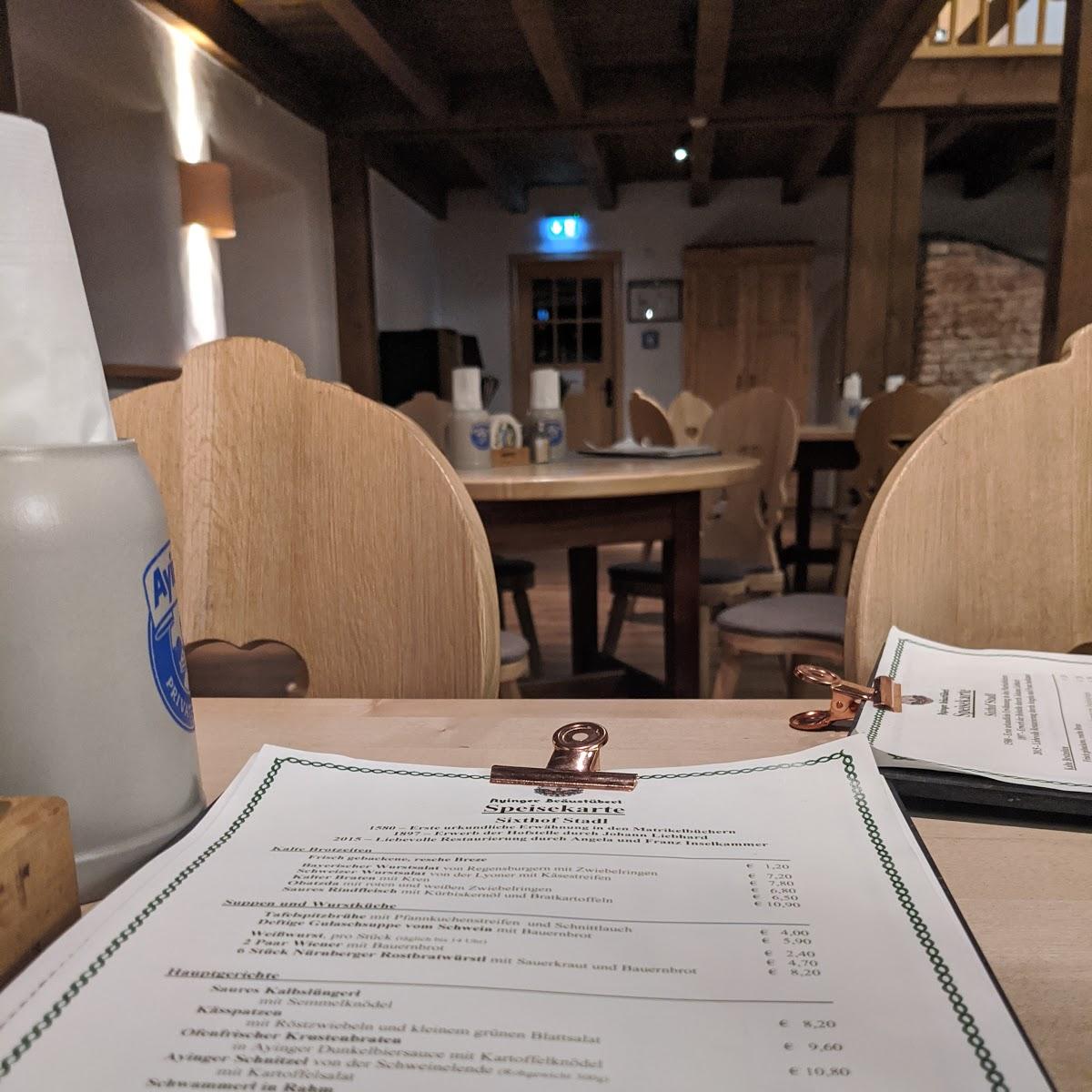 Restaurant "Der Sixthof" in Aying