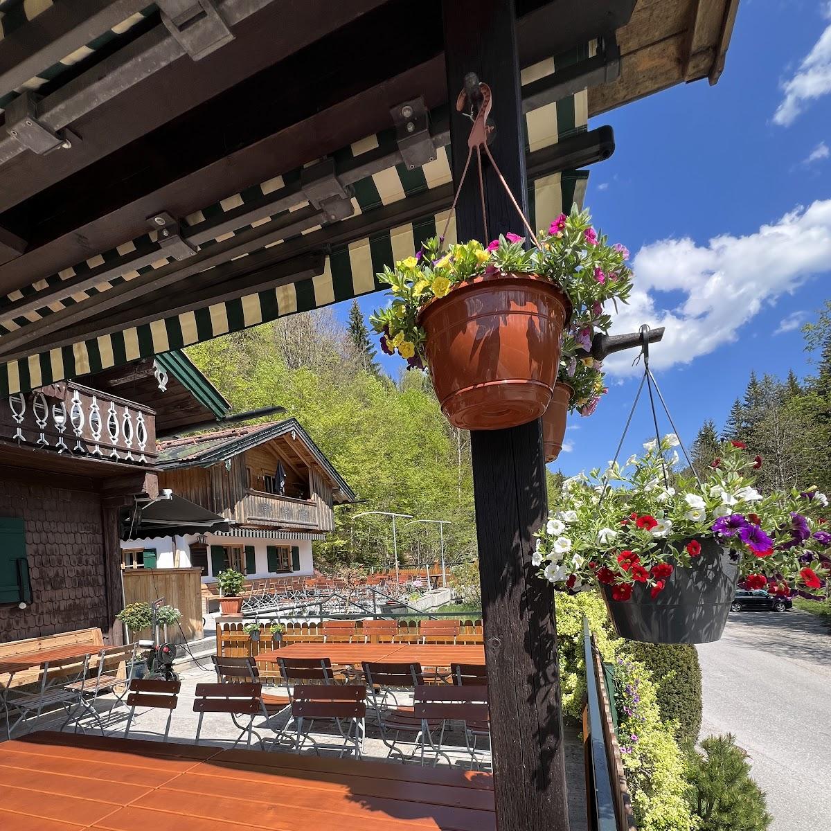 Restaurant "Waldschänke Niedernach" in Jachenau