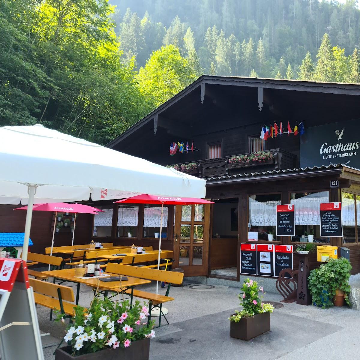 Restaurant "Gasthaus Liechtensteinklamm" in Sankt Johann im Pongau