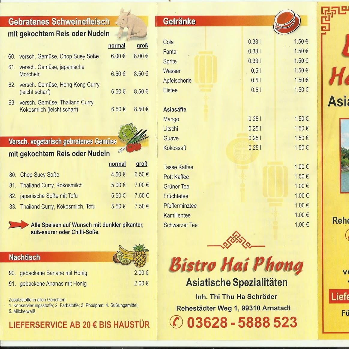 Restaurant "Asia Bistro Hai Phong" in Arnstadt