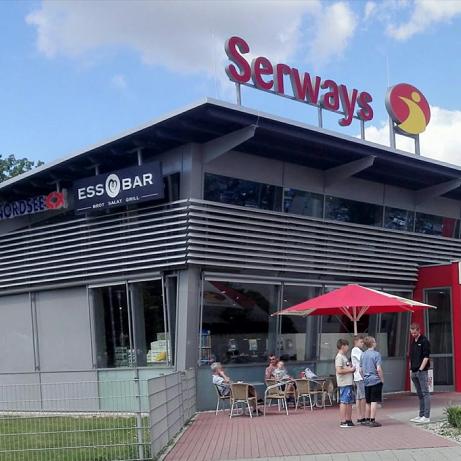 Restaurant "Serways Raststätte Riedener Wald West" in Hausen bei Würzburg