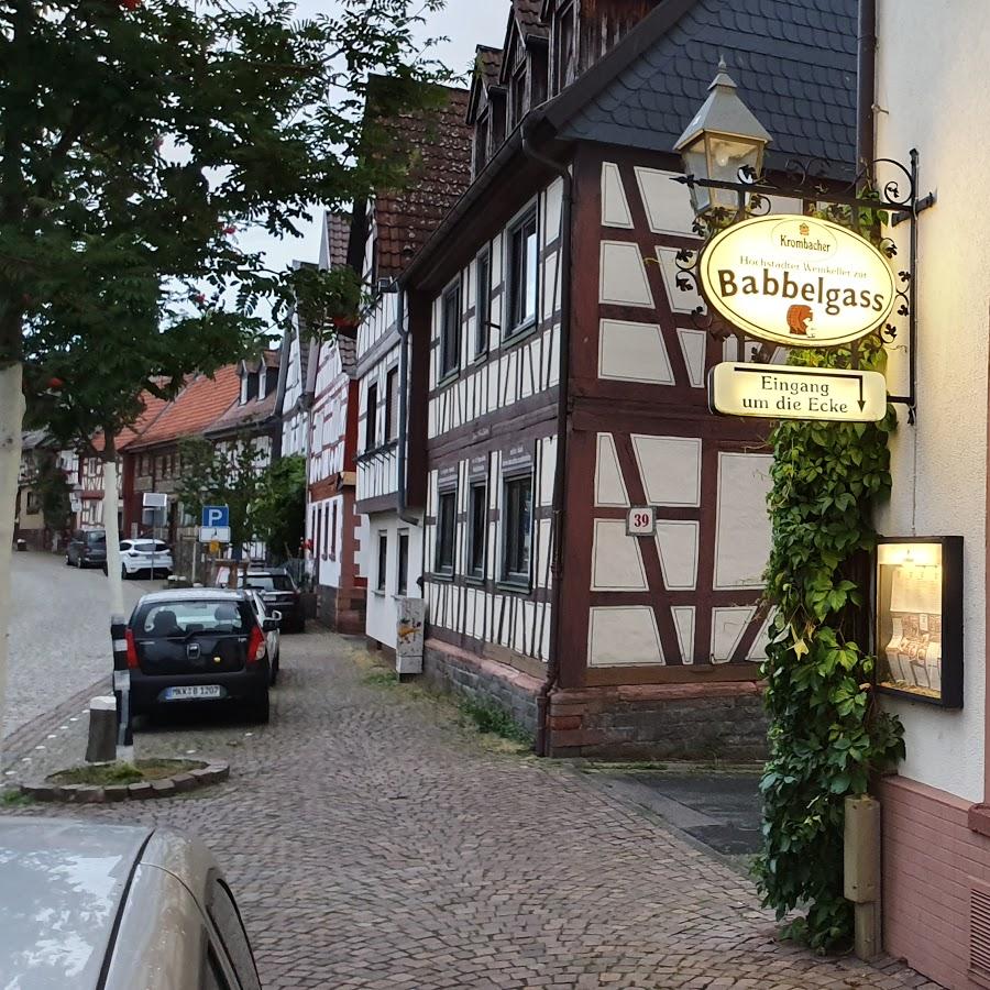 Restaurant "Weinkeller Zur Babbelgass" in  Maintal