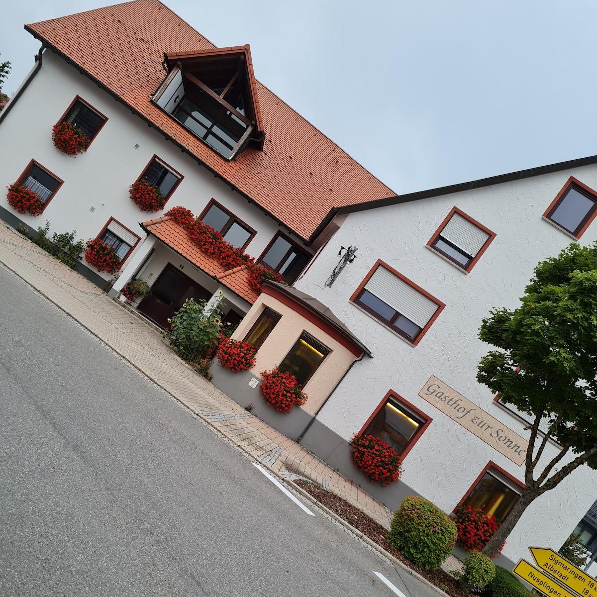 Restaurant "Sonne" in Stetten am kalten Markt