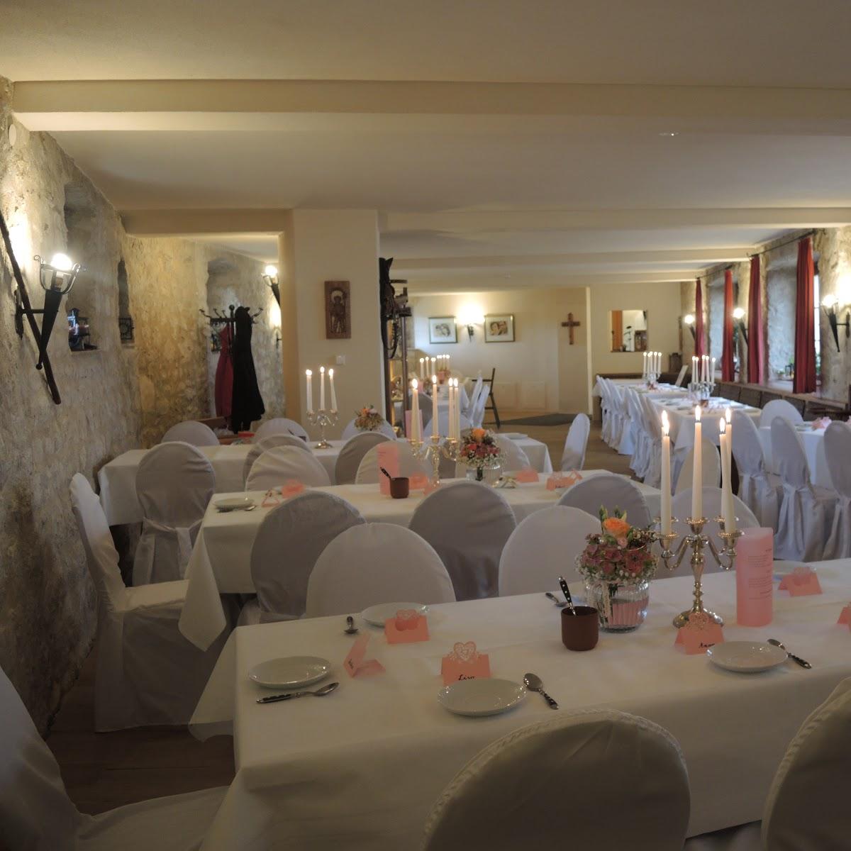 Restaurant "Burg Katzenstein," in Dischingen